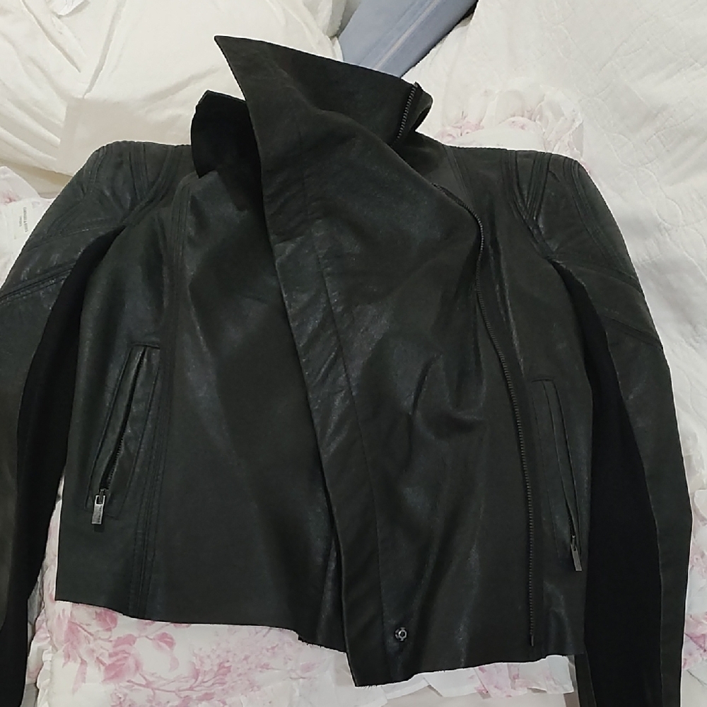 BCBGMaxAzria Black Leather Jacket
